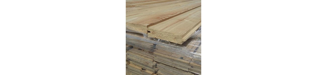 Половая доска из лиственницы класс С 35x95x3000 мм