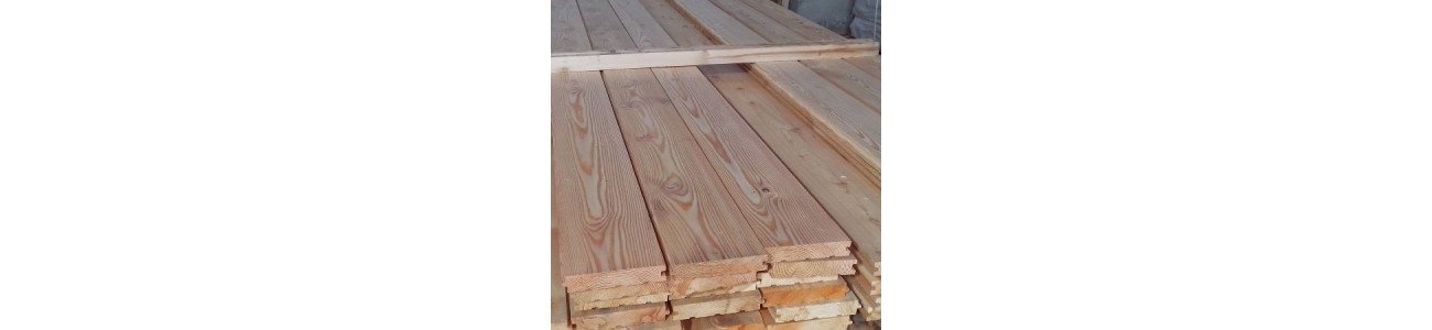 Половая доска из лиственницы класс С 35x95x3000 мм