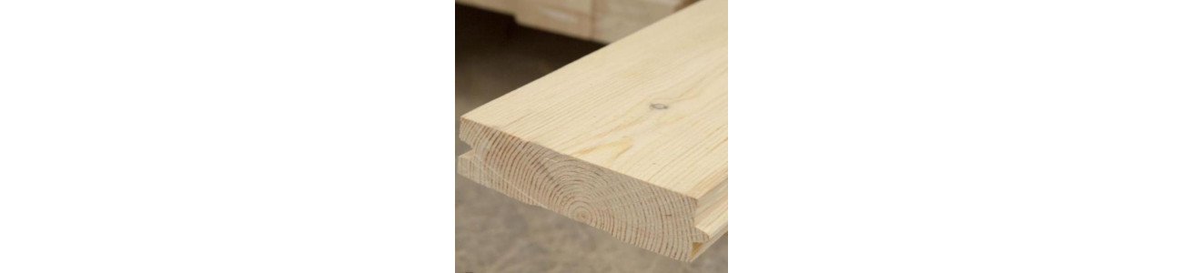 Половая доска из лиственницы класс С 35x95x3000 мм