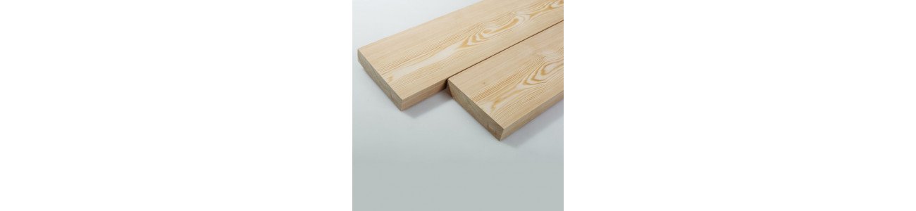 Строганная доска из лиственницы 25x100x6000 мм