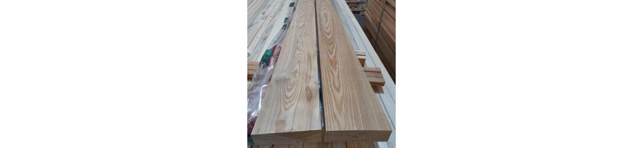 Строганная доска из лиственницы 40x150x6000 мм