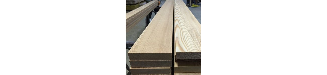 Строганная доска из лиственницы 40x200x6000 мм