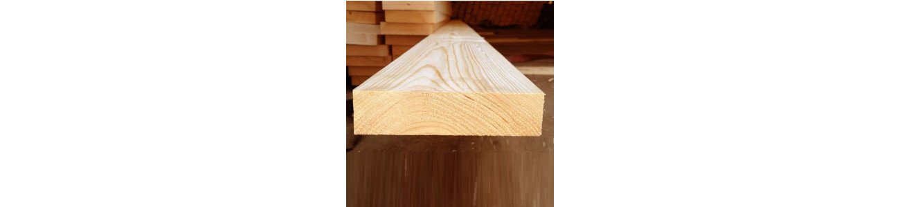 Строганная доска из лиственницы 50x250x6000 мм